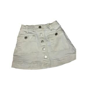 Crewcuts white denim shorts size 6